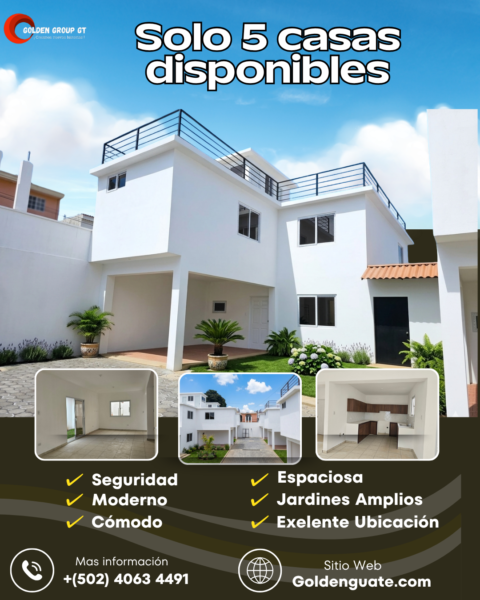 Casas en san Lucas Sacatepequez